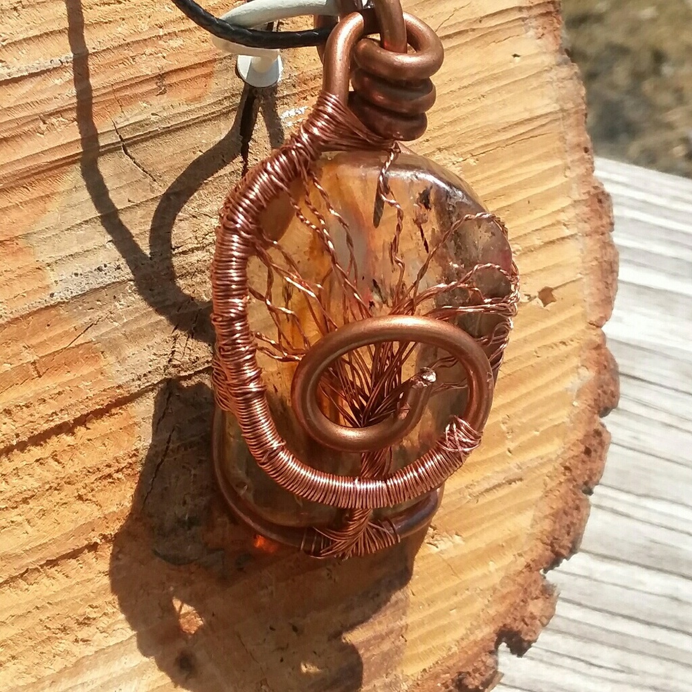 Mysterious tree of life pendant